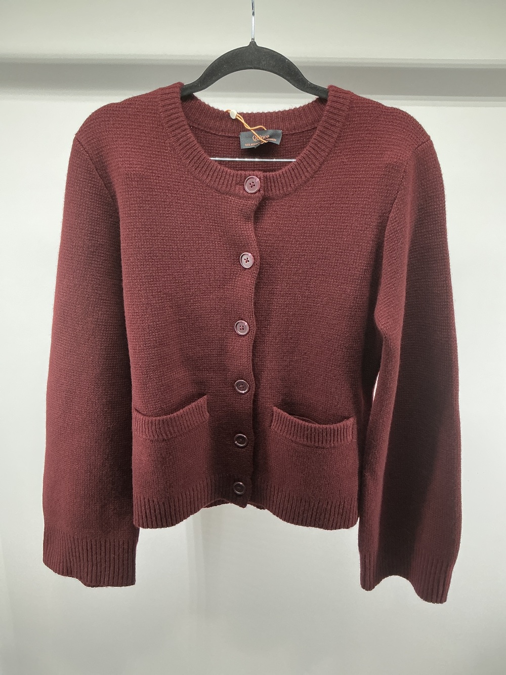Mongolian Cashmere Structured Cardigan